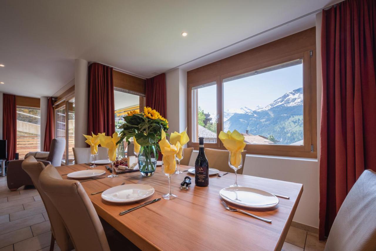 Chalet Am Acher 3 Lägenhet Wengen Exteriör bild