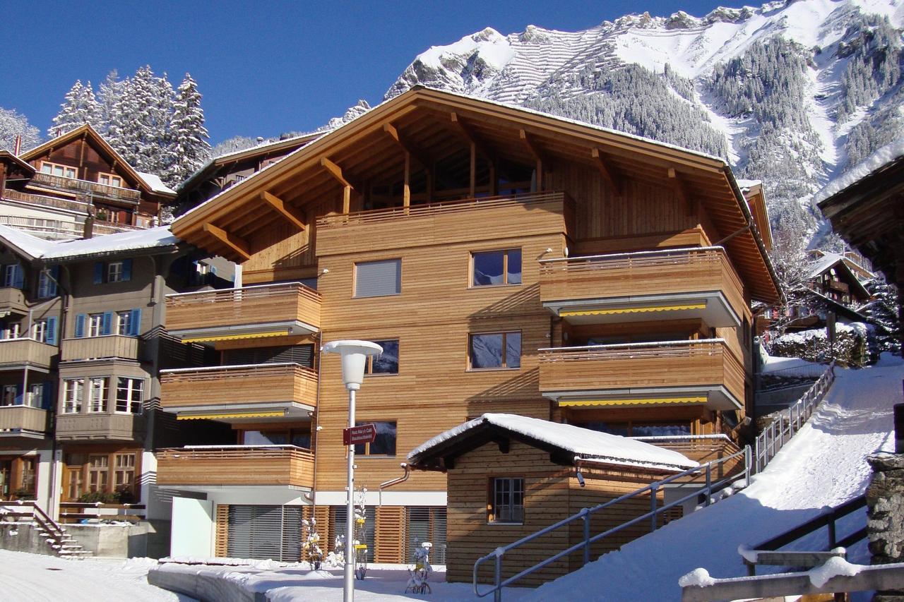 Chalet Am Acher 3 Lägenhet Wengen Exteriör bild